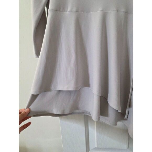 SIMPLI Asymmetrical Scoop Neck Blouse 2 - Picture 5 of 10